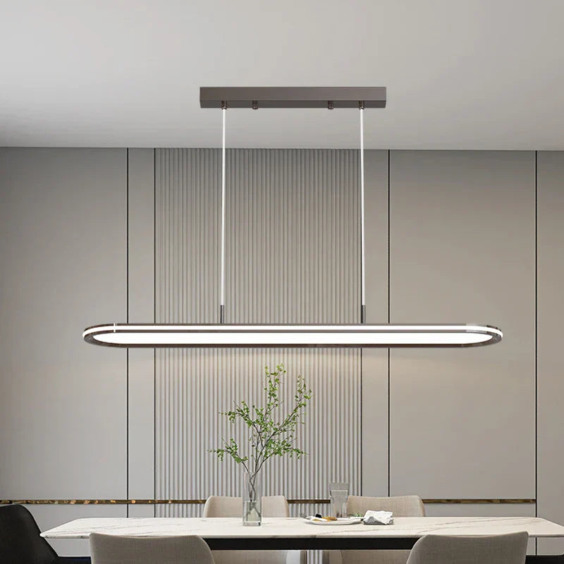 Nordic Pendant Light Black White Track Fixture for Kitchen Dining Room by Afralia™.