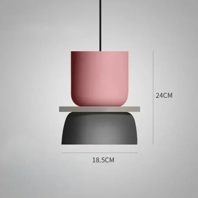 Modern LED Pendant Lamp for Bedroom Living Dining Bar, Nordic Style Lighting