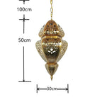 Turkish Pendant Lamp: LED Morocco Lighting for Restaurant, Bar, and Hallway