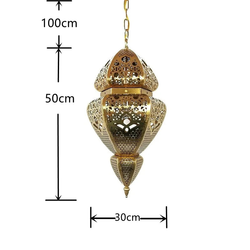 Turkish Pendant Lamp: LED Morocco Lighting for Restaurant, Bar, and Hallway