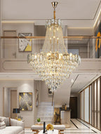 Modern Luxury Crystal Chandelier LED Lighting for Living Room Suspension Luminaire