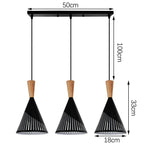 Nordic Retro LED Pendant Chandelier for Modern Home Lighting