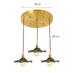 Lotus Leaf Pendant Lights: Modern Nordic Glass Pendant Lamp for Bedroom, Dining Room, Kitchen