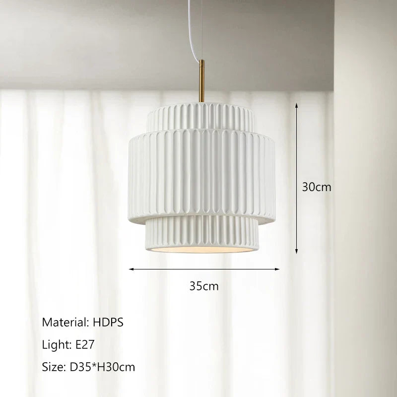 Cream Wind LED Chandelier: Nordic Minimalist Wabi Sabi Style for Dining Room, Bedroom & Bar