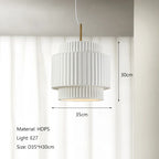Cream Wind LED Chandelier: Nordic Minimalist Wabi Sabi Style for Dining Room, Bedroom & Bar