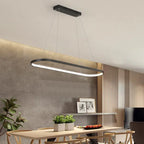 Designer Oval LED Pendant Lamp for Living, Dining, Restaurant, Bedroom Lighting