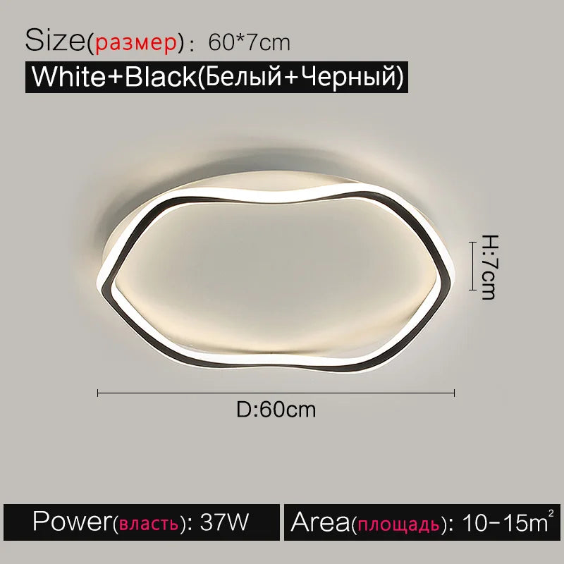 Bedroom Ceiling Lamps: Modern LED, Master Bedroom Minimalist, Ins Style