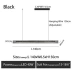 Modern Nordic Line Leader Table Lamp Chandelier for Bar and Dining Room