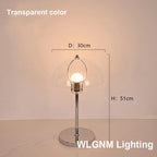 Bauhaus Mushroom Table Lamp, Modern Acrylic LED Night Light