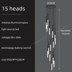 Minimalist Pendant Chandelier Ceiling Light for Living Room Stair Modern 2023