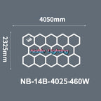 Honeycomb LED Ceiling Light for Car Showroom and Workshop
