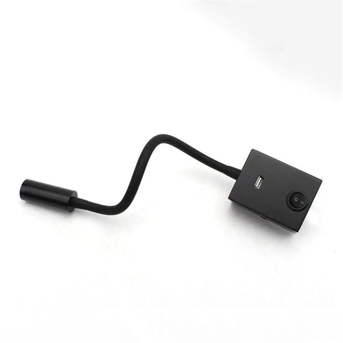 Wall Reading Light with USB Port Output and Switch for Bed Reading