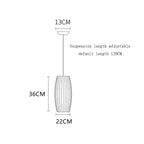 White Silk Pendant Chandelier for Living Room Hotel Hall - Modern Ceiling Lamp