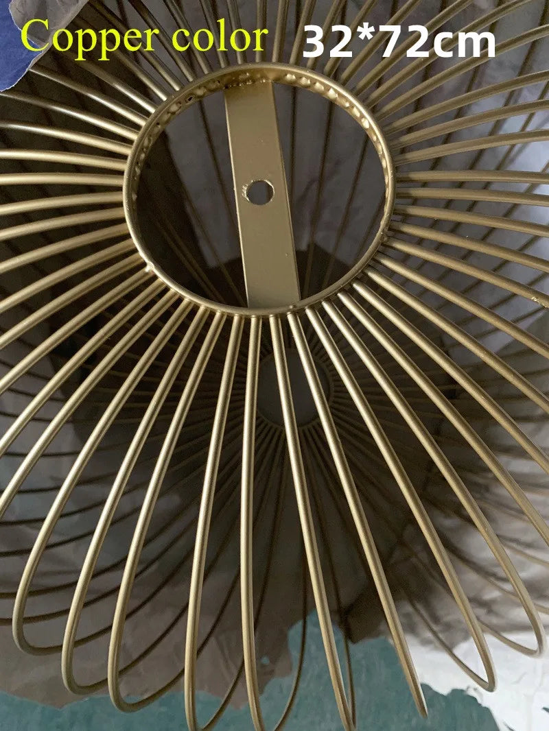 Modern LED Bird Cage Chandelier for Villa Living Room Dining Decor