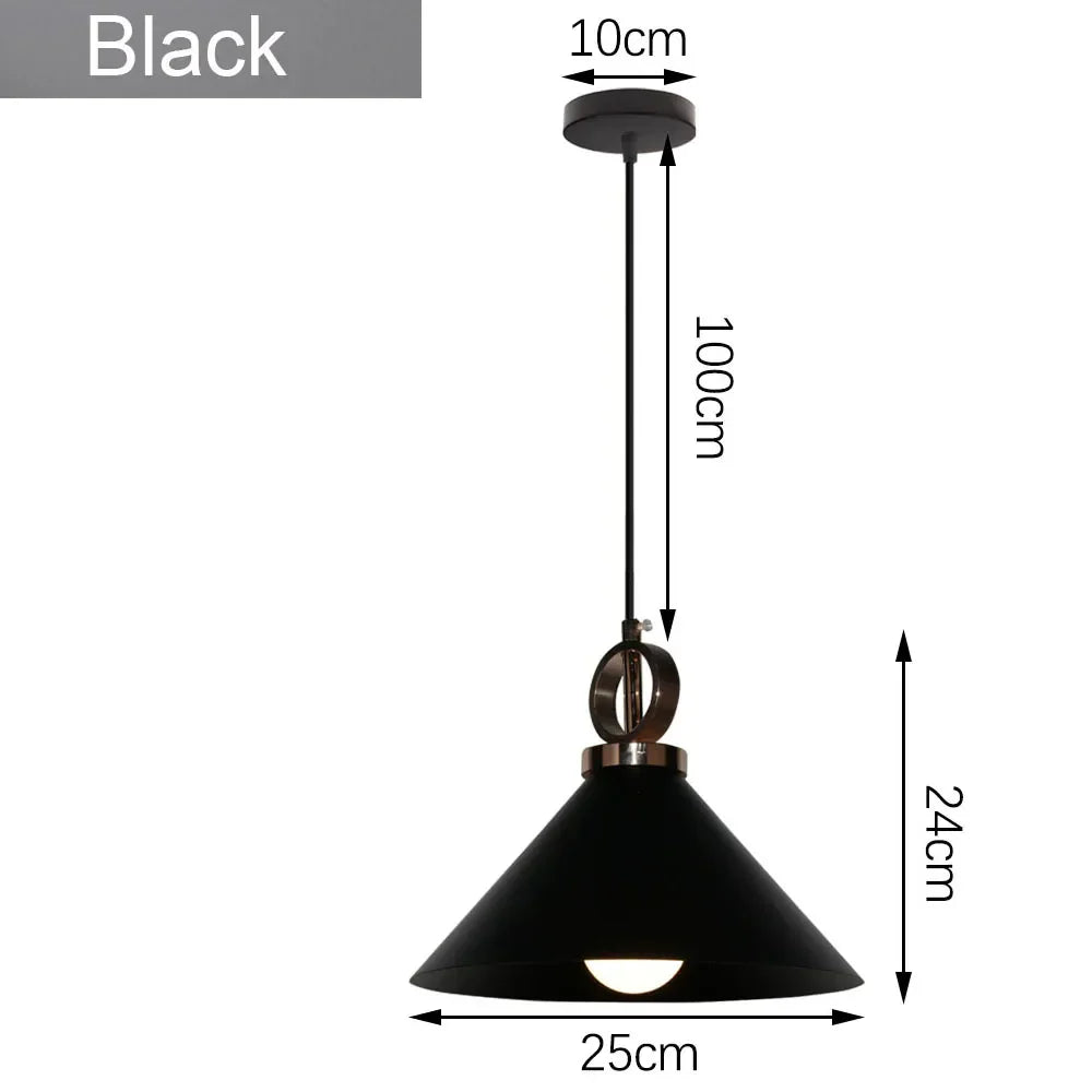 Industrial Loft Chandelier Pendant Lamp LED Edison Vintage Hanging Light