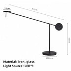 Minimalist Rotatable LED Chandelier: Nordic Design for Bedroom, Dining Room, Kitchen