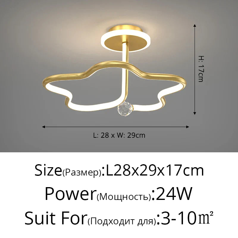 Modern LED Ceiling Chandelier for Home Decor Lighting Fixture