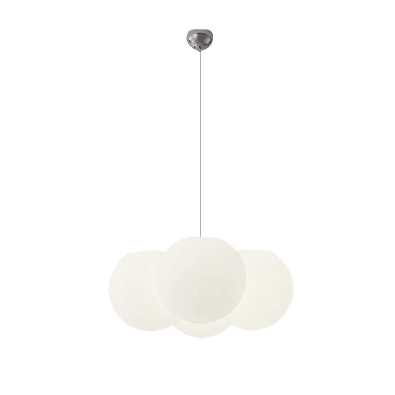 Nordic White Ball Chandelier Pendant Light for Stylish Home Decor