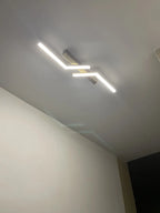 LED Strip Ceiling Lights: Modern Minimalist Corridor & Balcony Lighting