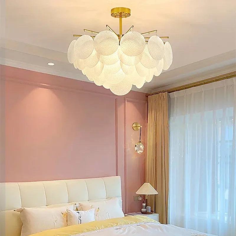 Modern Glass Chandelier Living Room Dining Bedroom Hall Pendant Lamp