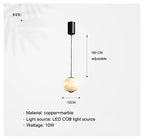 Marble Designer Chandelier for Living Room Bedside Bar Table