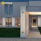 Outdoor Wall Lamp Sconce Light for Garden Porch, Garage, Courtyard - Black