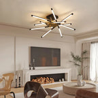 Dimmable LED Ceiling Chandelier, Modern Interior Lighting for Dining Room, Bedroom, Living Room