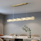 Elegant LED Crystal Chandelier for Dining Room and Kitchen Lighting