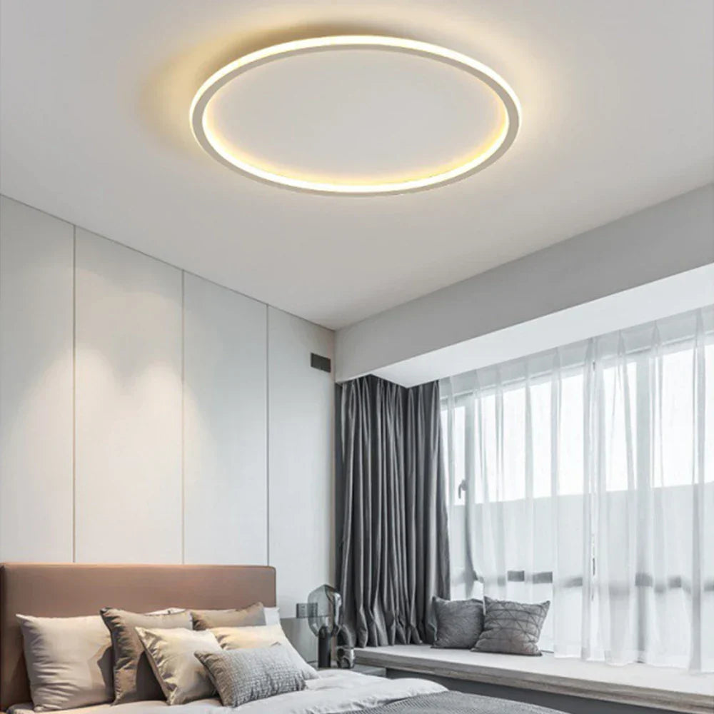 Round Nordic LED Ceiling Lamp for Modern Indoor Lighting