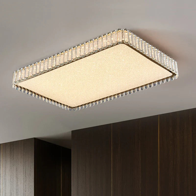 Crystal LED Ceiling Lights: Modern Home Lighting Fixture for Living, Dining, Kitchen, Bedroom