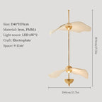 Lotus Leaf Pendant Lights for Ceiling Staircase Chandelier - Modern LED Hanging Lamps