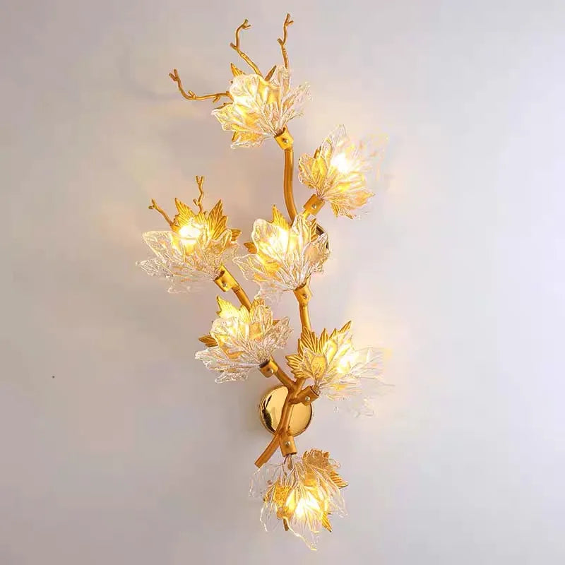 Maple Leaf Branches Chandelier for Living Dining Room - 2023 Design