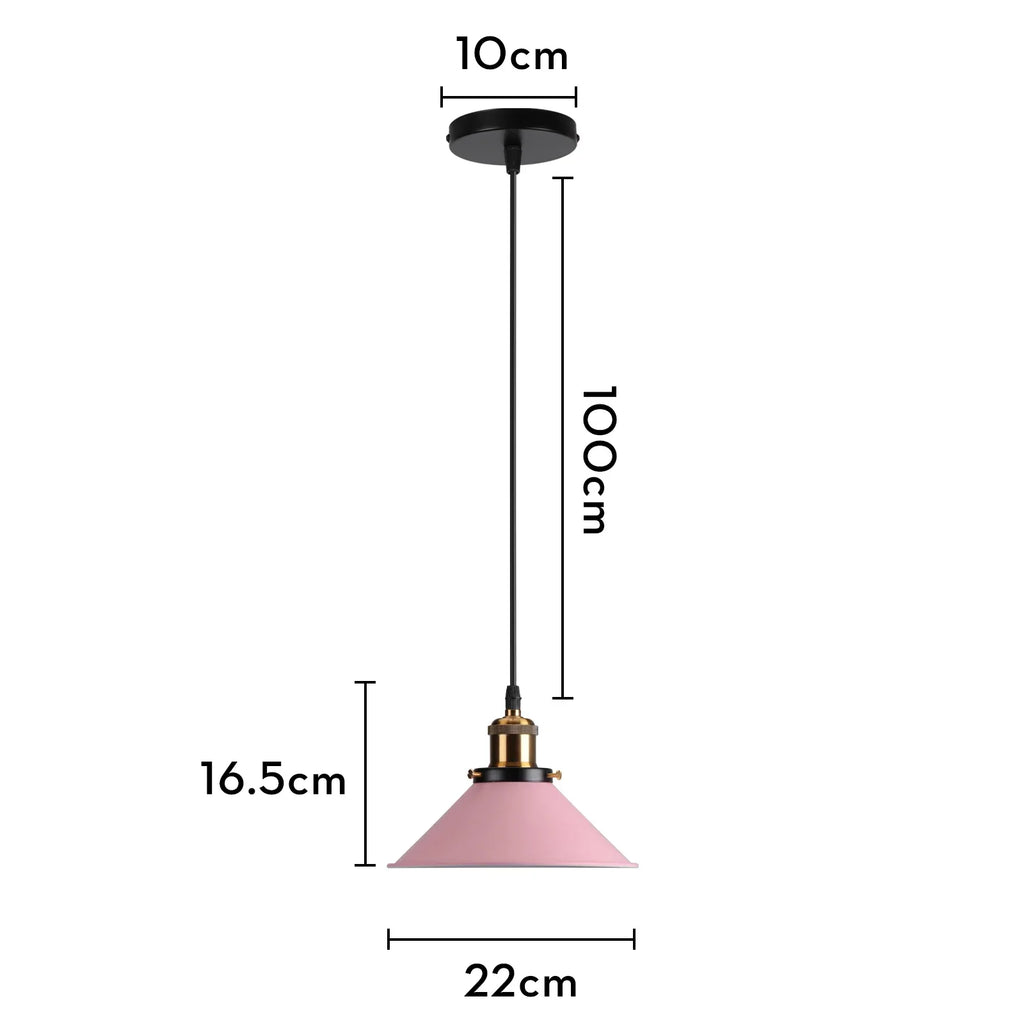 Nordic Pink Chandelier LED Pendant Light Modern Minimalist Ceiling Lamp