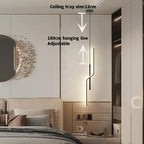 Modern LED Pendant Lamp for Bedroom Living Room Restaurant in Gold or Black