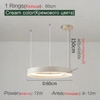 Modern Nordic Round Ceiling Chandelier Dining Bedroom Kitchen Lighting Lamps