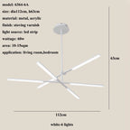 Nordic Rotatable LED Pendant Lights for Minimalist Living Dining Room Chandeliers