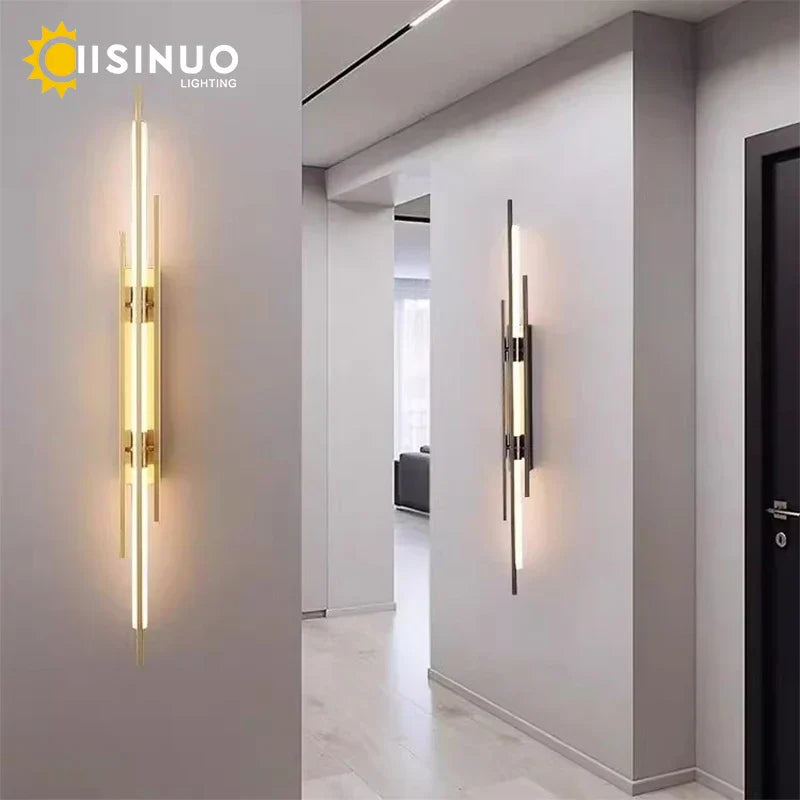 Afralia LED Long Liner Wall Light Fixture for Living Room Dining Room Staircase Sconces