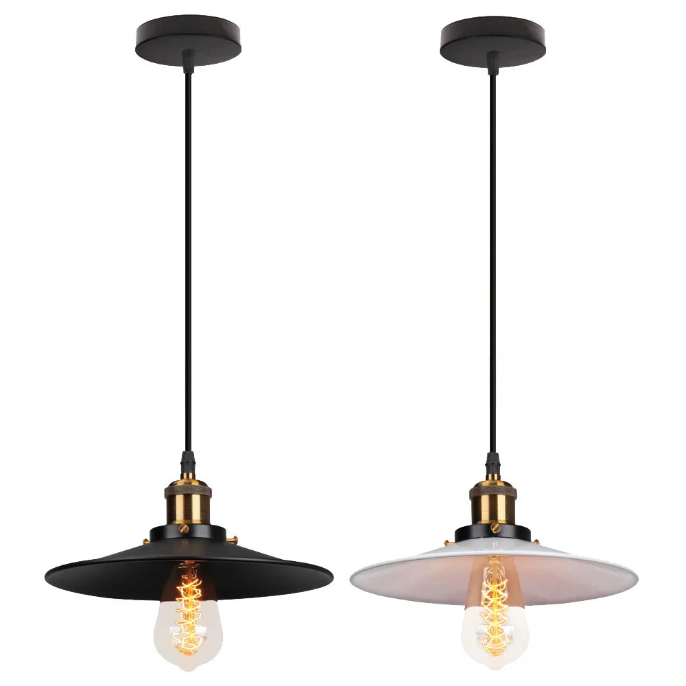 Retro Pendant Lights: Industrial Living Room Hanging Lamp Luminaire Vintage Lighting