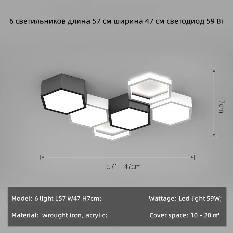 Smart LED Dimmable Chandelier Modern Ceiling Lamp Lighting