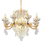 Elegant Duplex Crystal Chandelier for Villa Living Room & Hotel Lobby