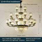 Modern Crystal Chandelier Light for Luxurious Living Spaces