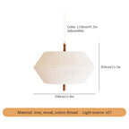 Zen Japan Ceiling Chandelier for Teahouse Restaurant Bedroom Dining Room Decor