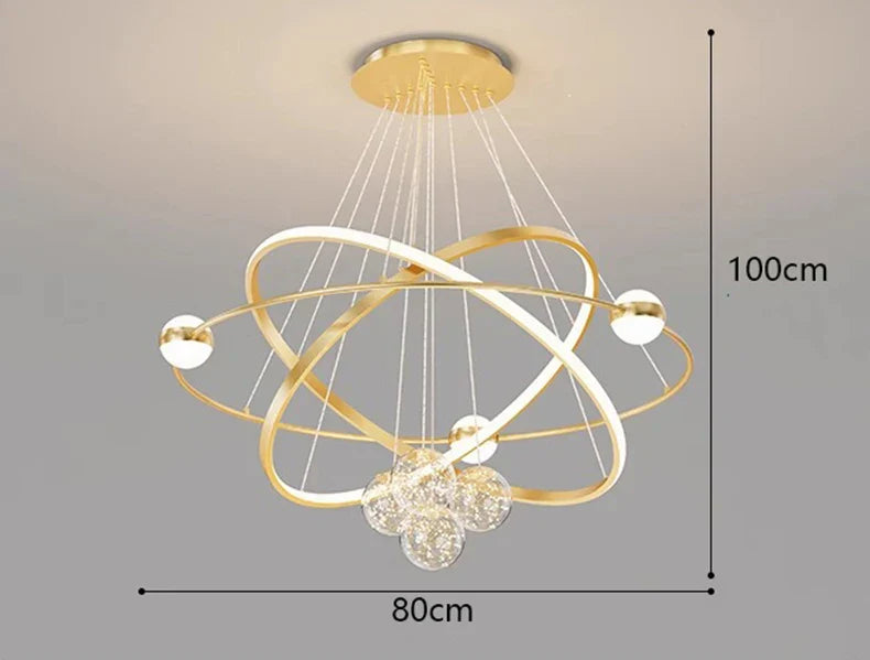 Modern LED Chandeliers for Living and Dining Room Lighting
