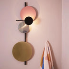 Colorful Circle LED Wall Lamp for Modern Bedroom Decor