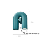 U-Shaped Adjustable Wall Lamp for Bedroom, Staircase, and Balcony