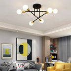 Iron Wrought Chandelier LED Ceiling Light Fixture Modern Vintage Decor Lighting