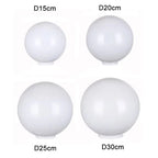 Acrylic Round Globe Lamp Shade for Outdoor Post Pillar Lawn Lighting