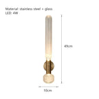 Glass Tubes LED Chandelier: Modern Luxury for Living Room, Bedroom, Hotel & Aisle