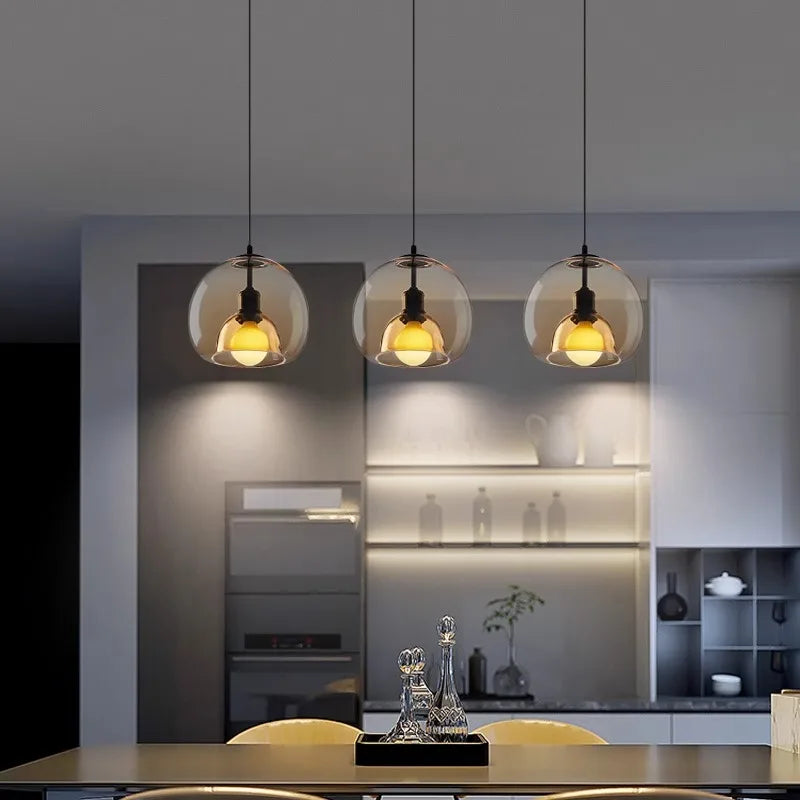 Modern Dine Room Pendant Lights LED Chandelier Ceiling Lamp Interior Lighting