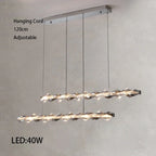 Modern Crystal LED Ceiling Chandelier Light Set for Stylish Indoor Lighting
